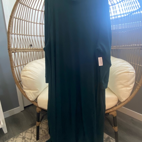 NWT Rib Knit Sweater Style Maxi Dress - Picture 1 of 4